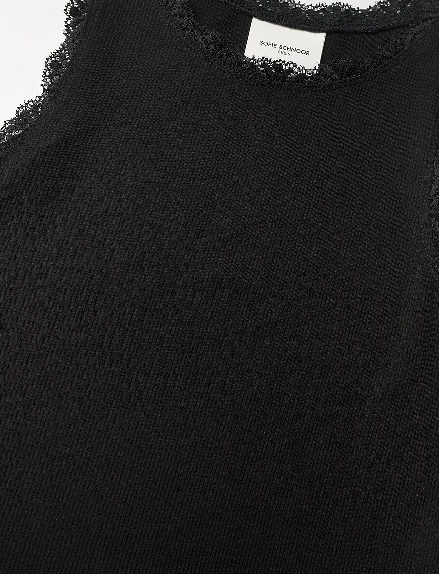 Sofie Schnoor Baby and Kids - Top - linnen - black - 2