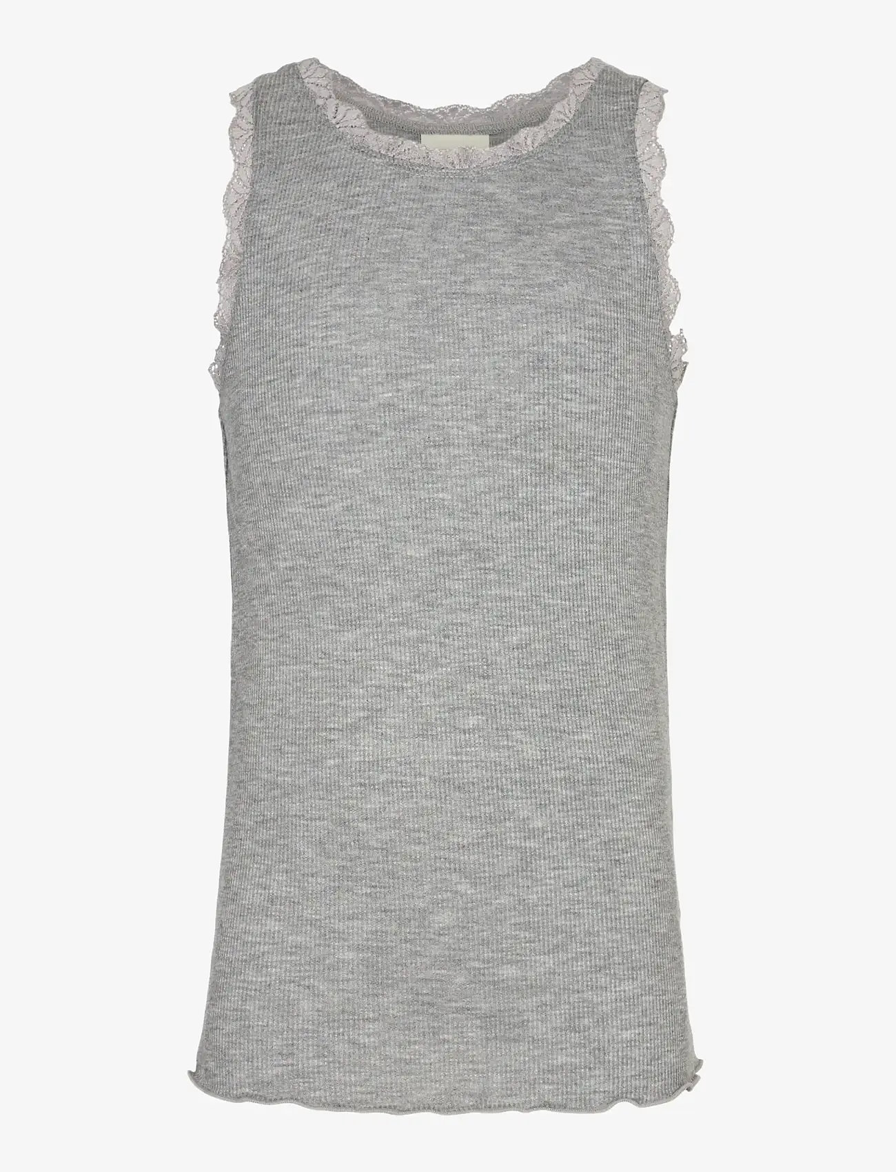 Sofie Schnoor Baby and Kids - Top - tanktops - grey melange - 0