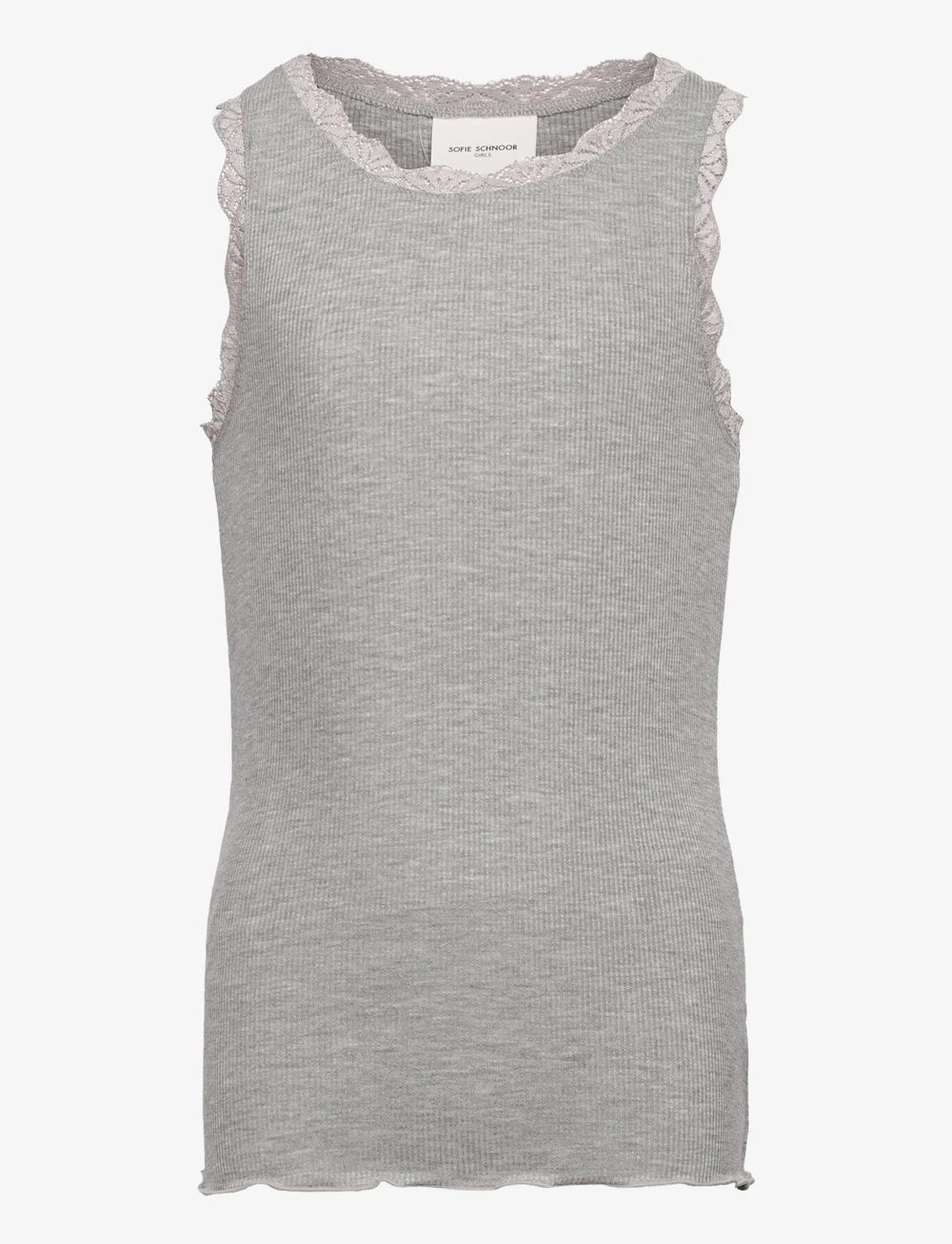 Sofie Schnoor Baby and Kids - Top - linnen - grey melange - 0