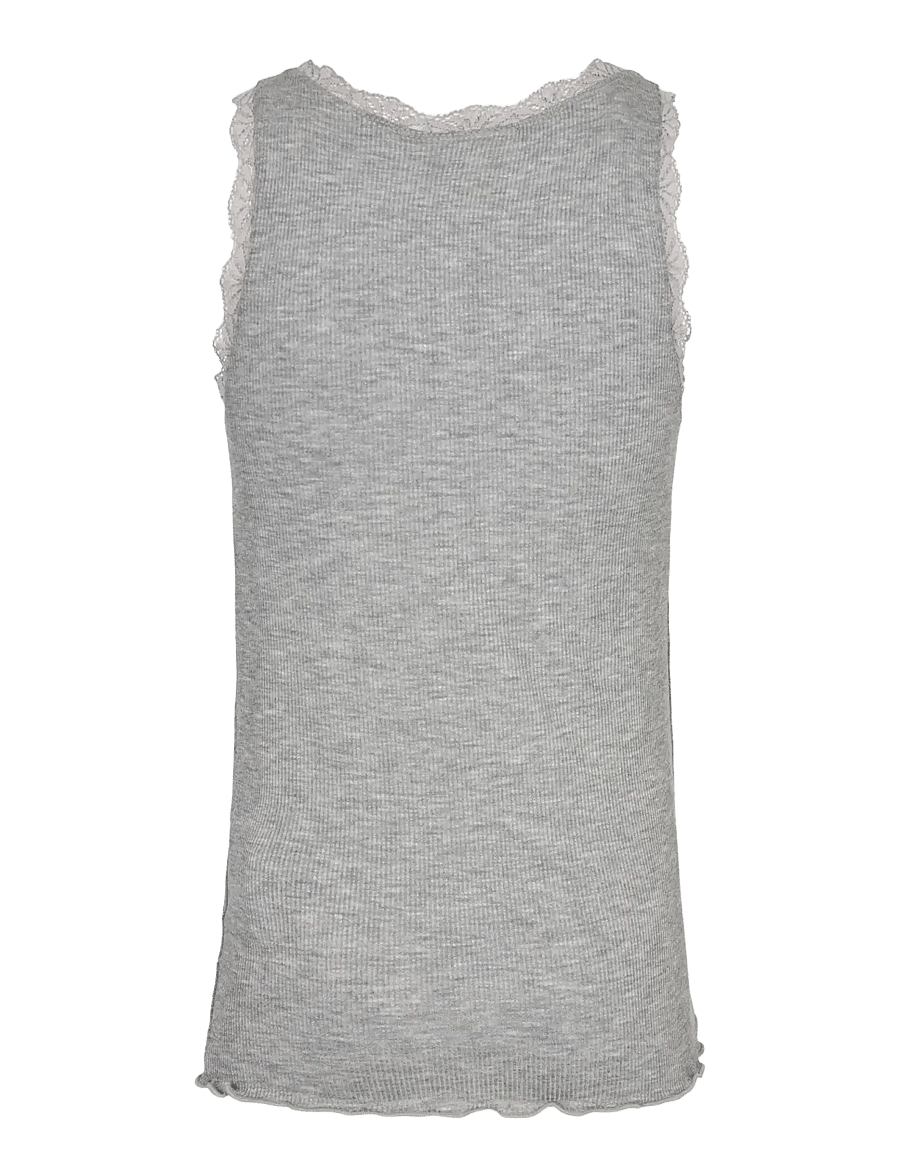 Sofie Schnoor Baby and Kids - Top - tanktops - grey melange - 1