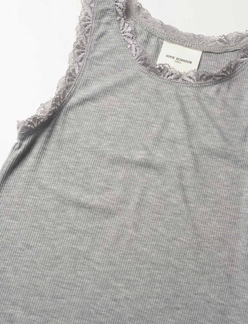Sofie Schnoor Baby and Kids - Top - linnen - grey melange - 2