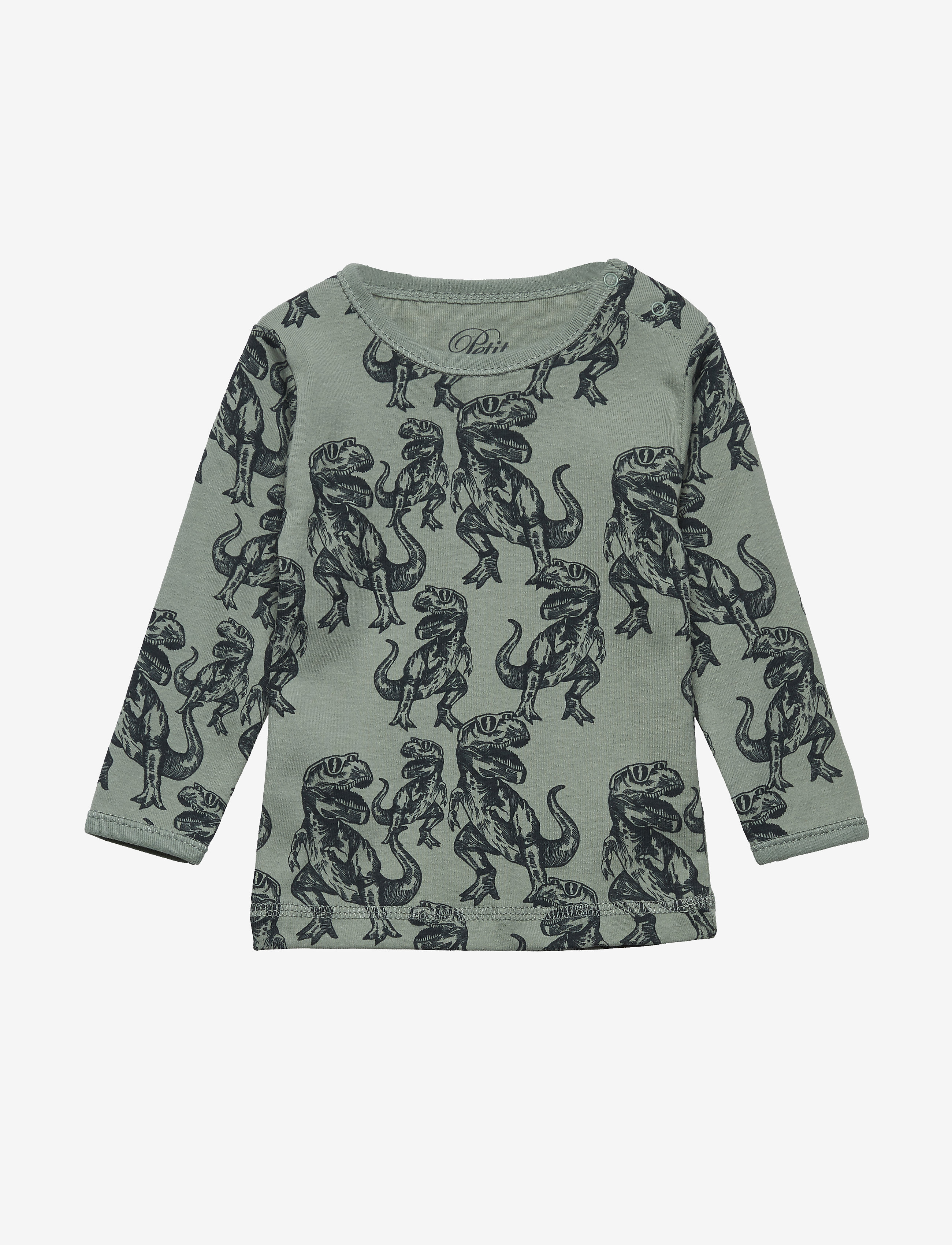 Petit by Sofie Schnoor - T-shirt long sleeve - dino print - 0