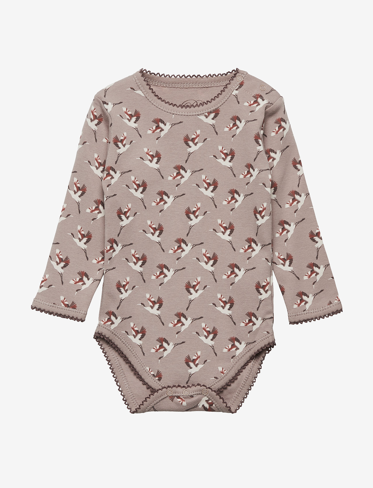 Petit by Sofie Schnoor - Body long sleeve - crane print - 0