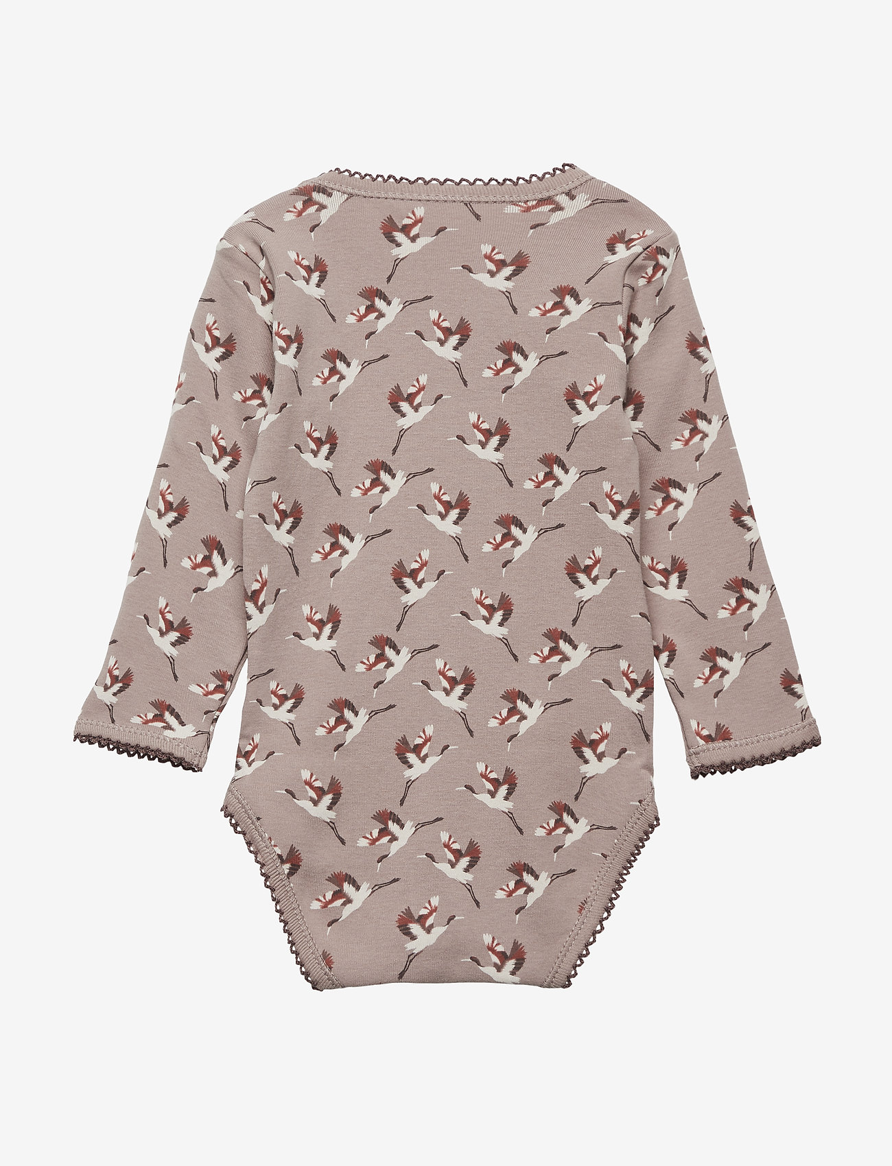 Petit by Sofie Schnoor - Body long sleeve - crane print - 1