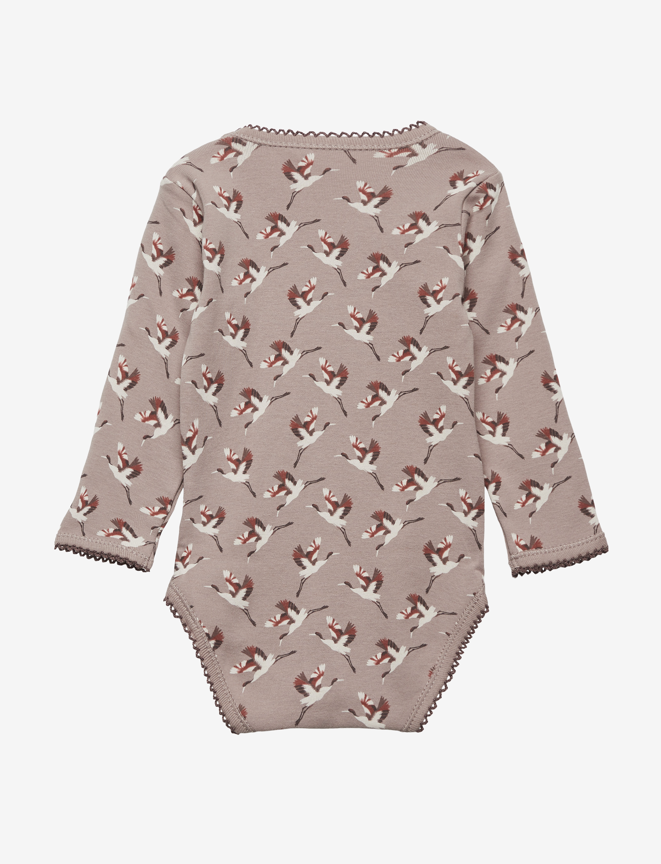Petit by Sofie Schnoor - Body long sleeve - crane print - 1