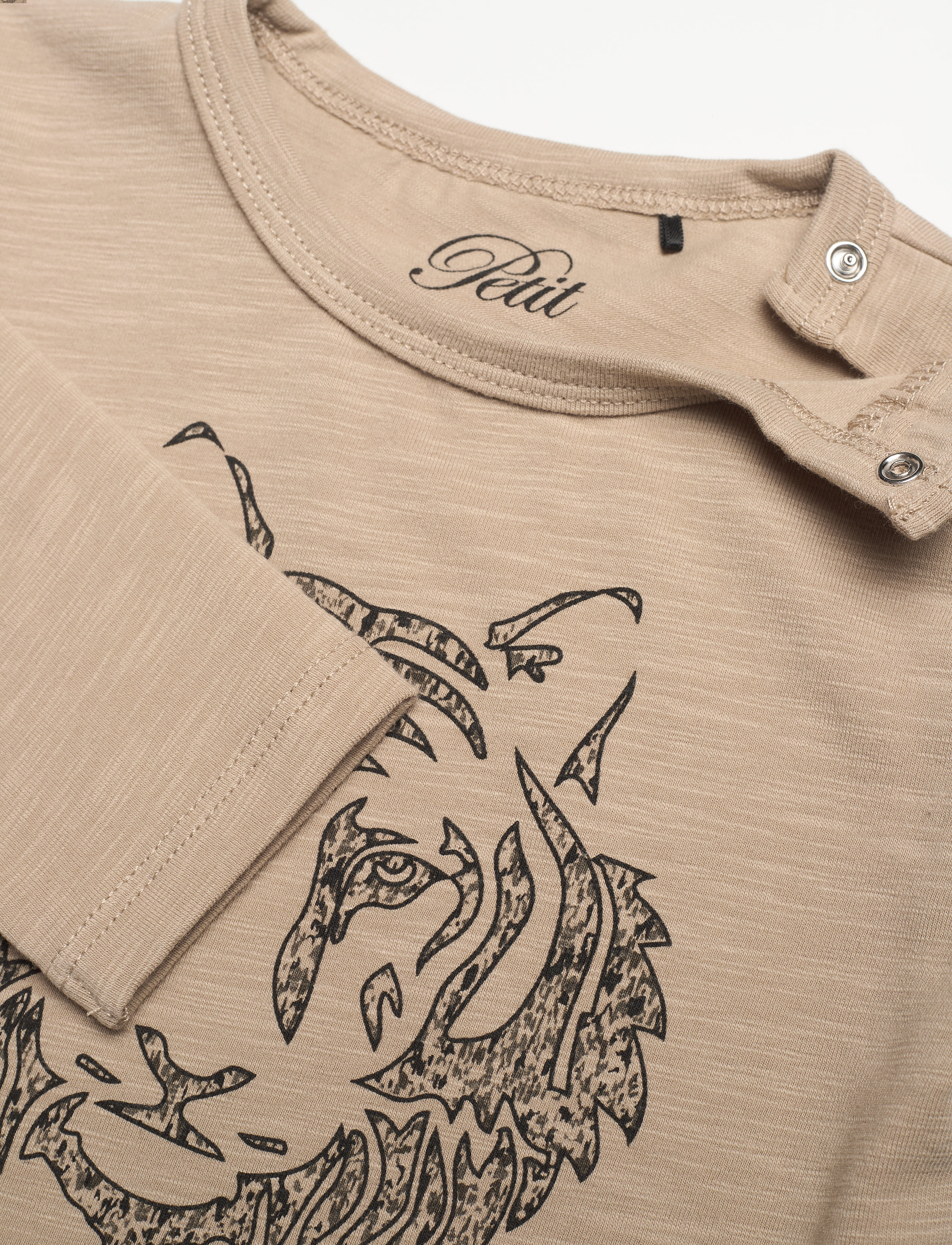 Petit by Sofie Schnoor - T-shirt LS oekotex - light grey - 2