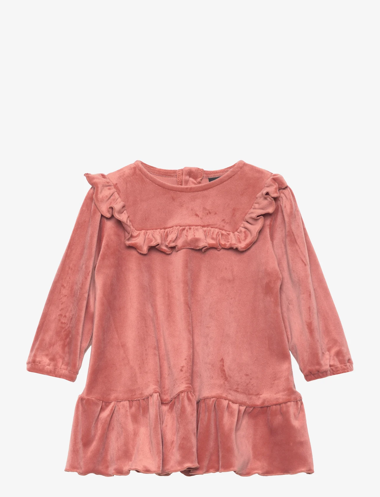 Sofie Schnoor Baby and Kids - Dress - casual jurken met lange mouwen - rust red - 0