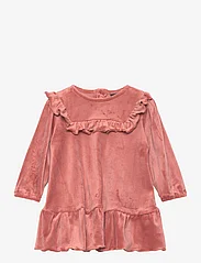 Sofie Schnoor Baby and Kids - Dress - casual jurken met lange mouwen - rust red - 0