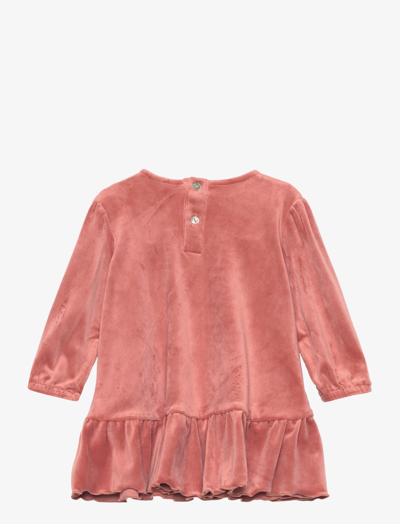Sofie Schnoor Baby and Kids - Dress - casual jurken met lange mouwen - rust red - 1