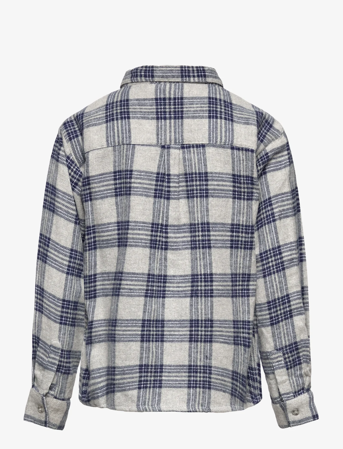 Sofie Schnoor Baby and Kids - Shirt - long-sleeved shirts - grey check - 1