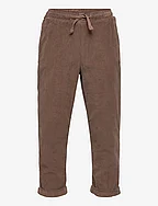 Trousers - MEDIUM BROWN