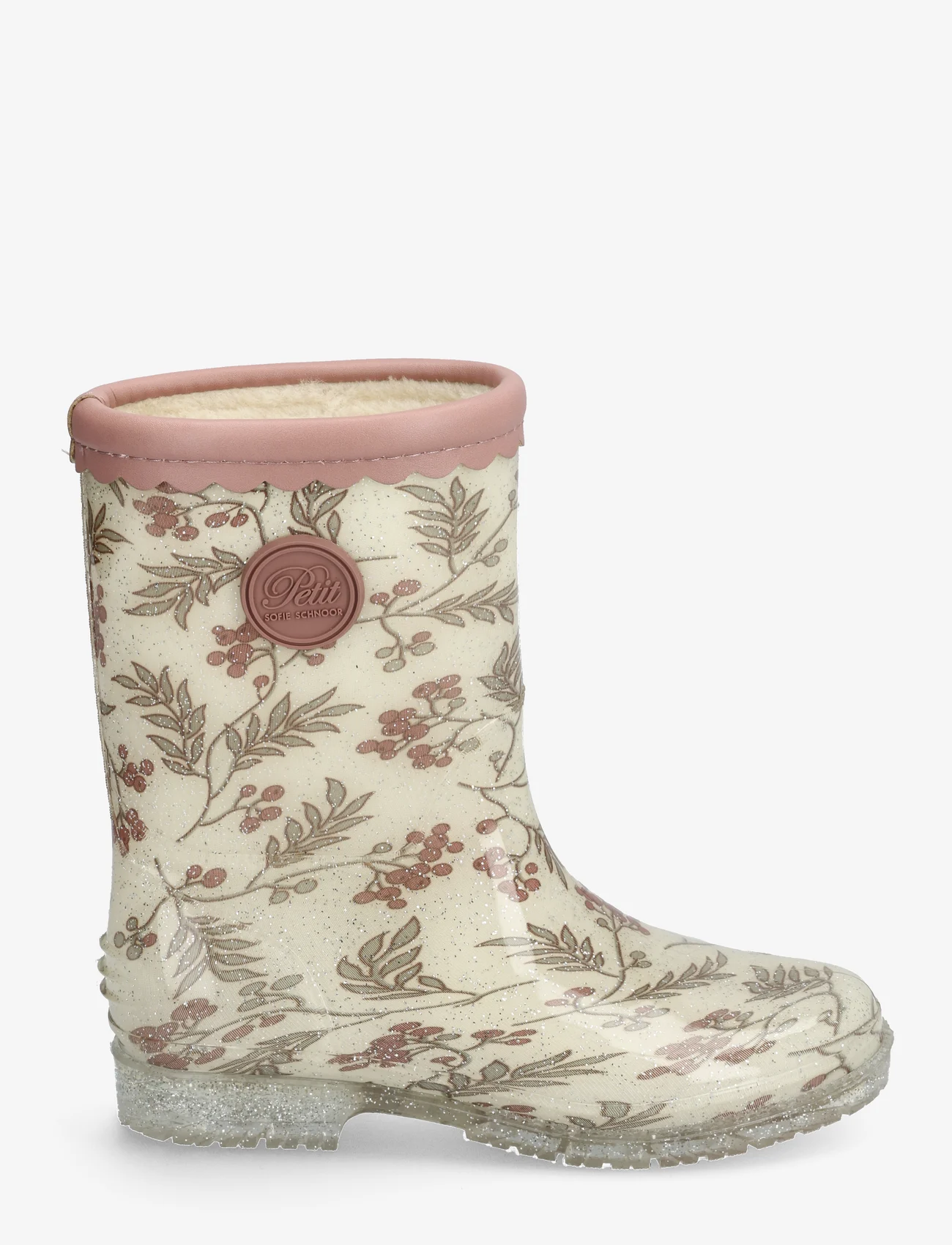Sofie Schnoor Baby and Kids - Rubber boot - gummistøvler med linjer - antique white - 1