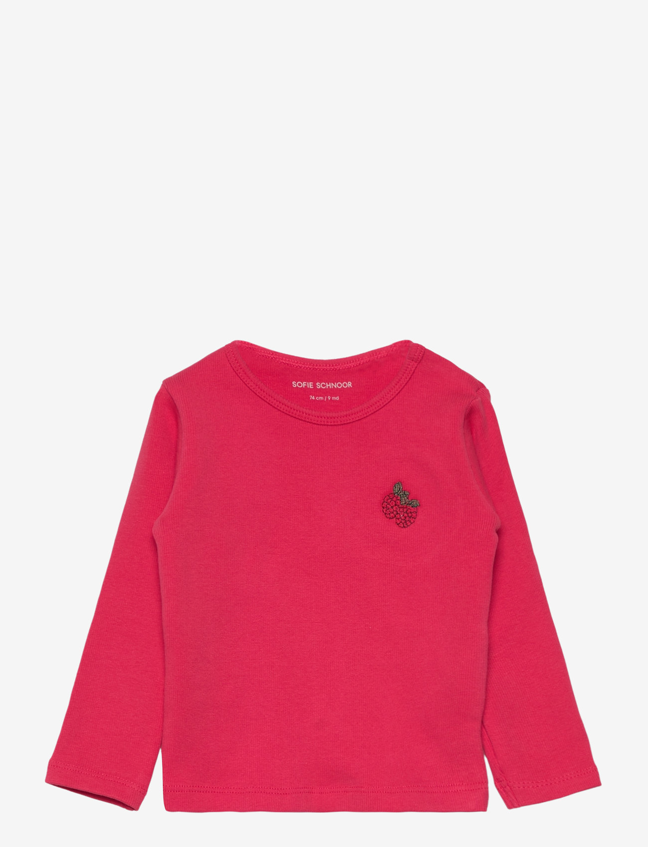 Sofie Schnoor Baby and Kids - T-shirt longsl - berry red - 0