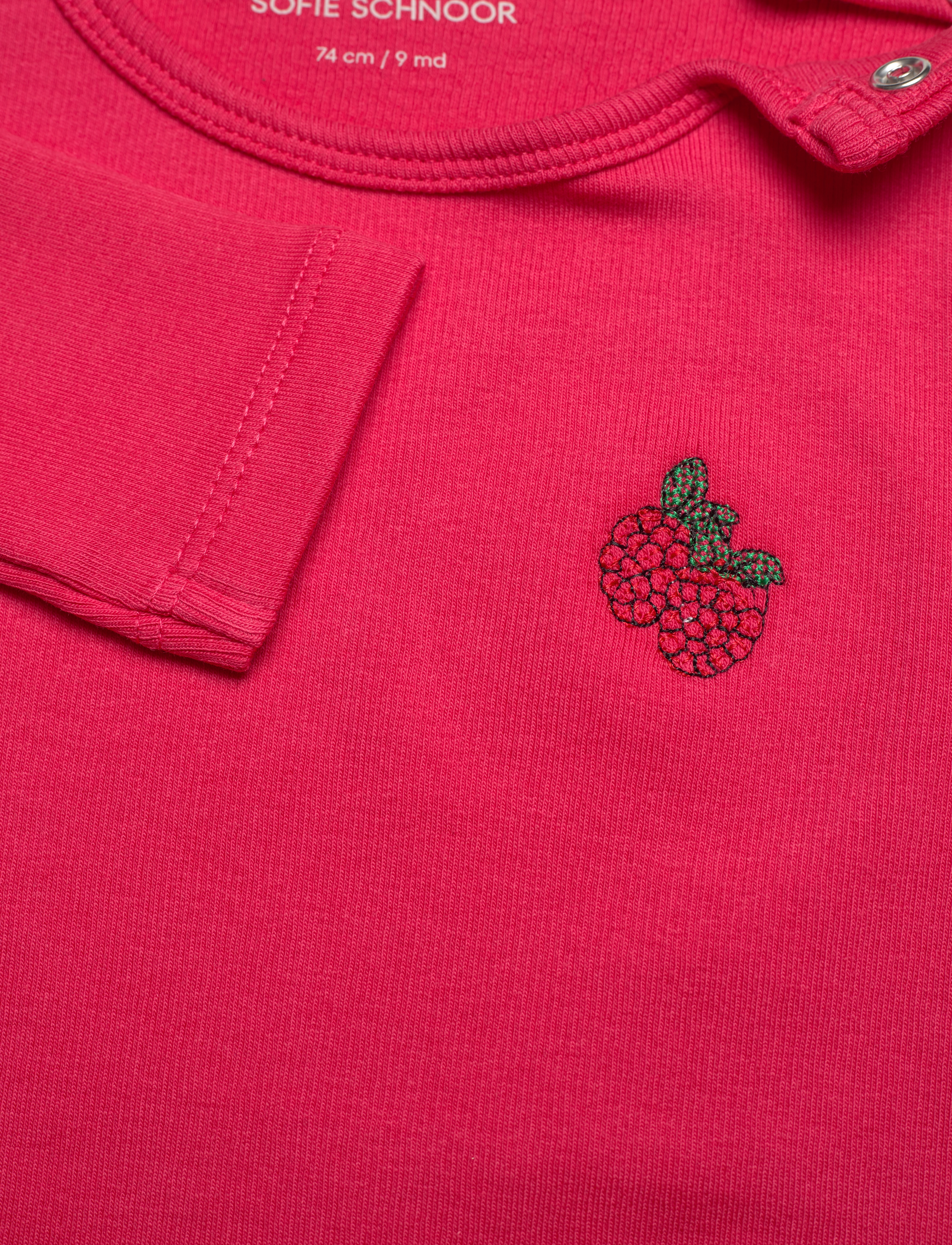 Sofie Schnoor Baby and Kids - T-shirt longsl - berry red - 2