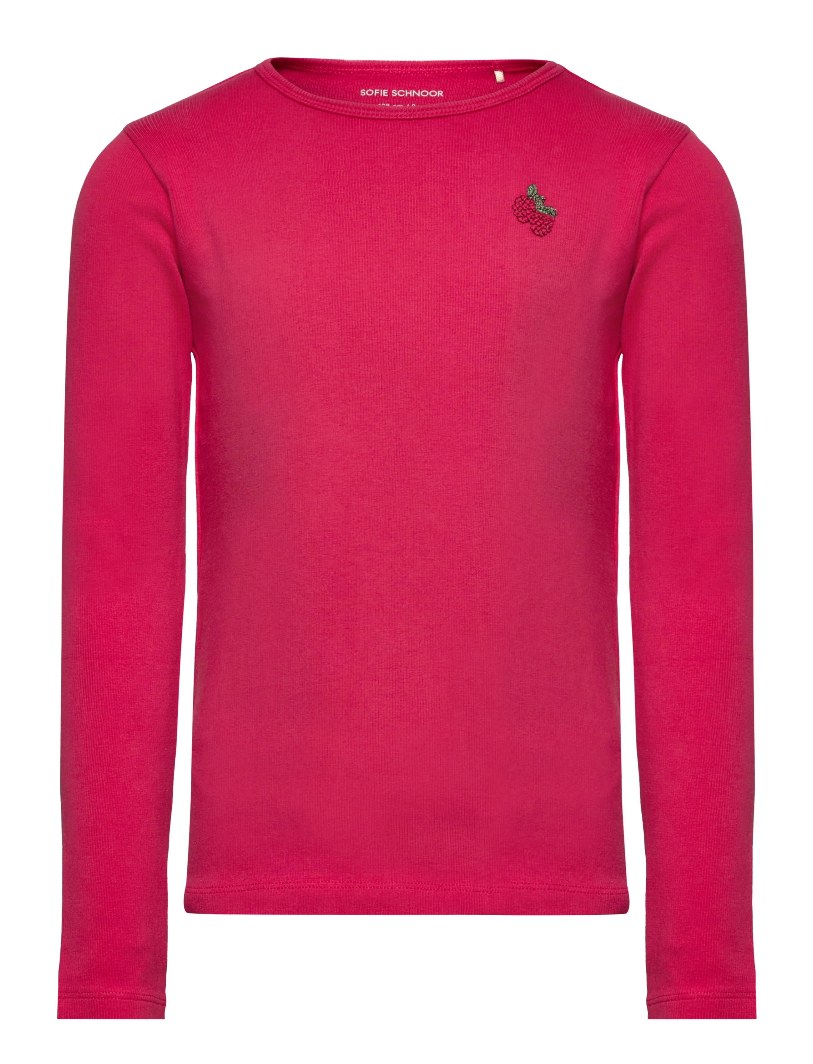 T-shirt longsl - BERRY