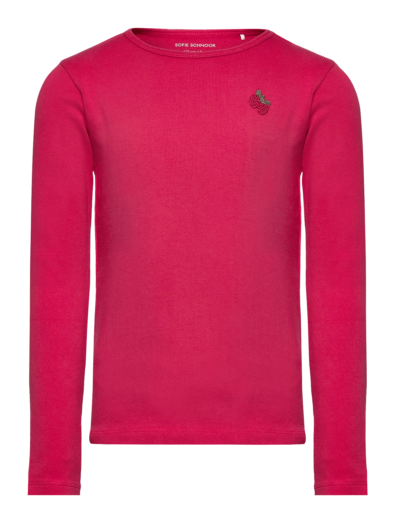 T-shirt longsl - BERRY