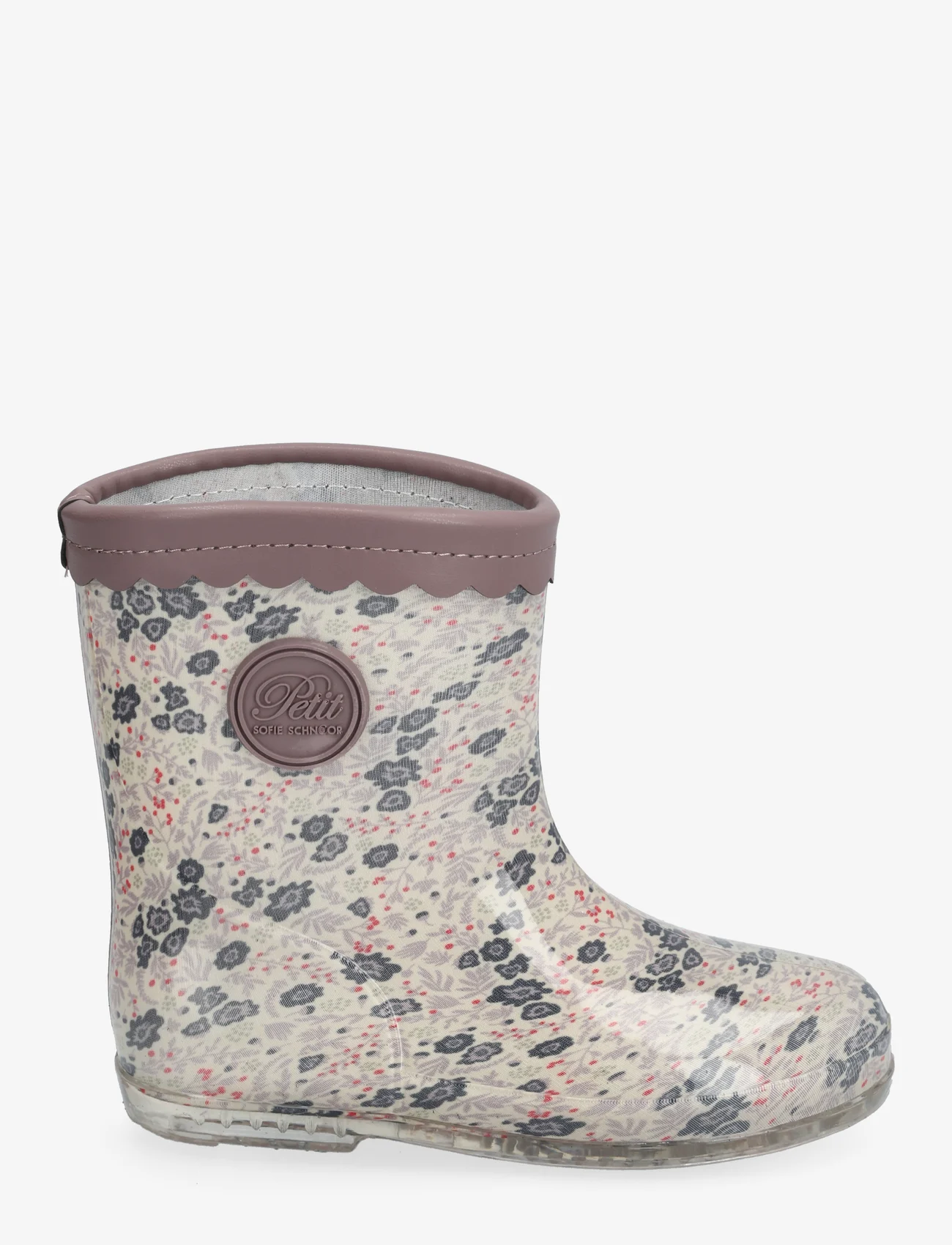 Sofie Schnoor Baby and Kids - Rubber boot - unlined rubberboots - aop flower - 1