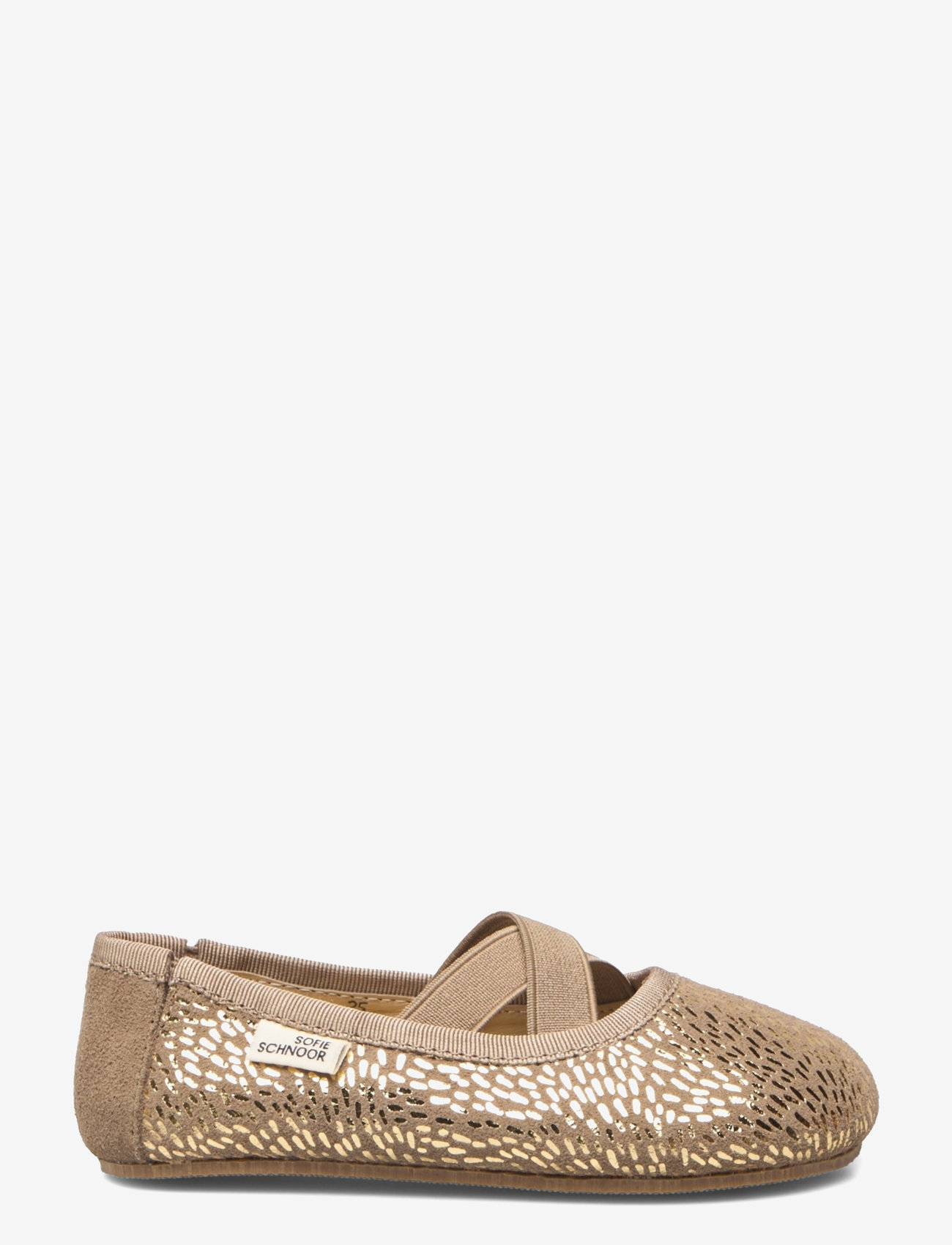 Sofie Schnoor Baby and Kids - Shoe indoor - beige with gold - 1