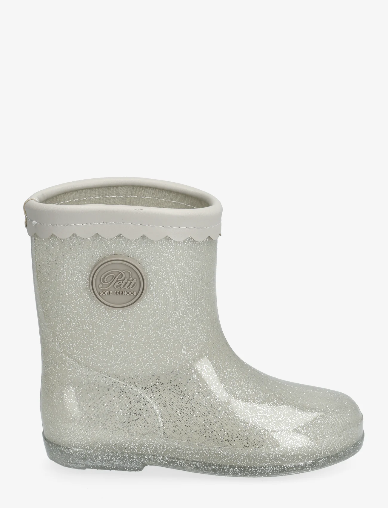Sofie Schnoor Baby and Kids - Rubber boot - gummistøvler uten linjer - silver - 1