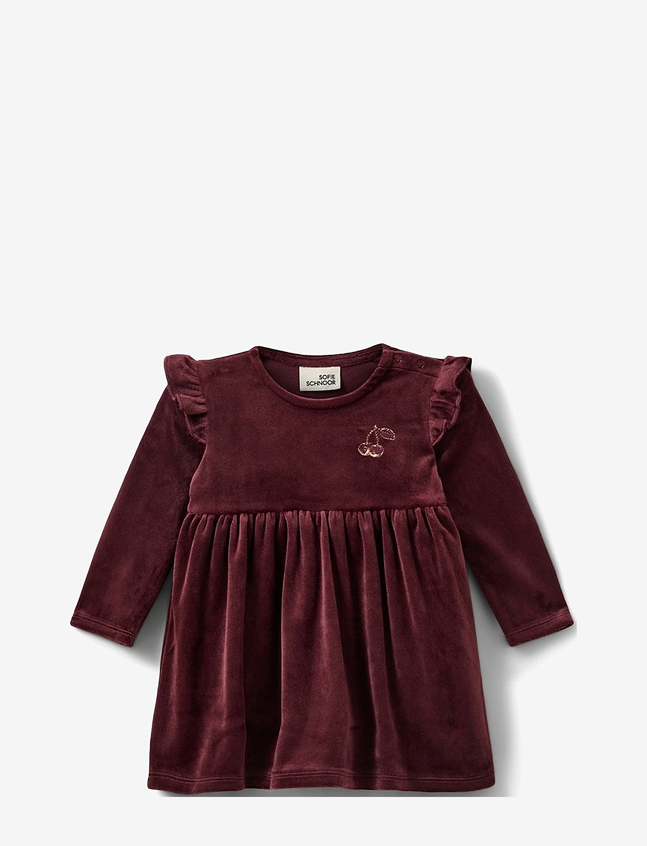 Sofie Schnoor Baby and Kids - RITASB DRESS - burgundy - 0