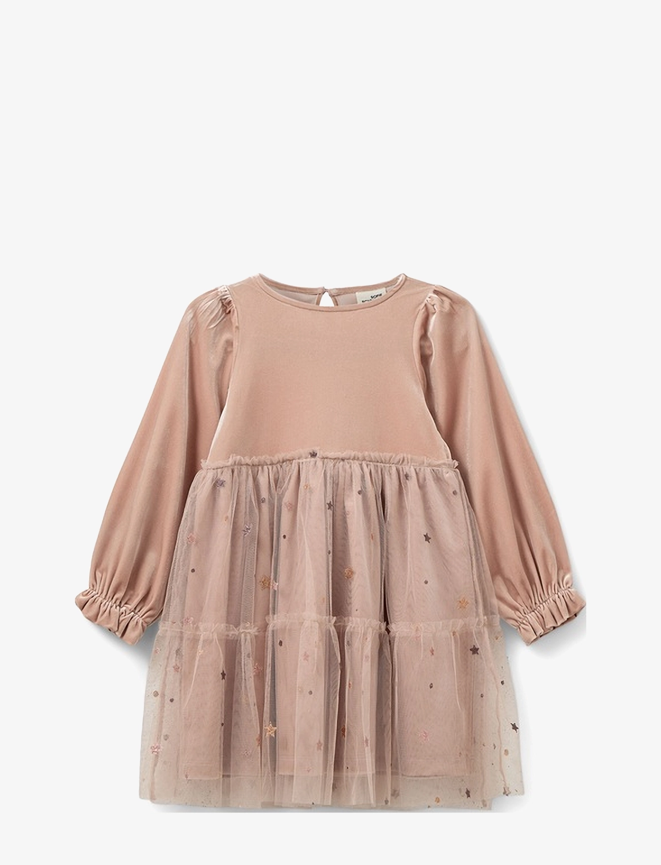 TARASK DRESS - LEAF LIGHT ROSE
