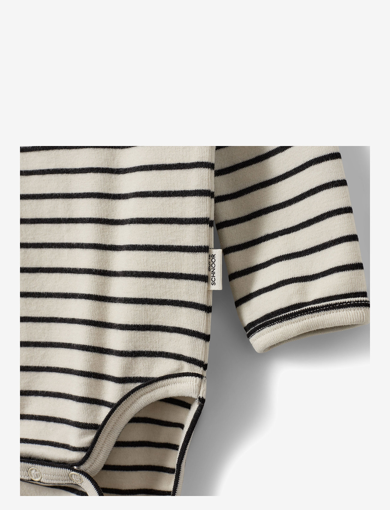 Sofie Schnoor Baby and Kids - SAMUELSB BODYSTOCKING - pikkade varrukatega bodid - black striped - 2