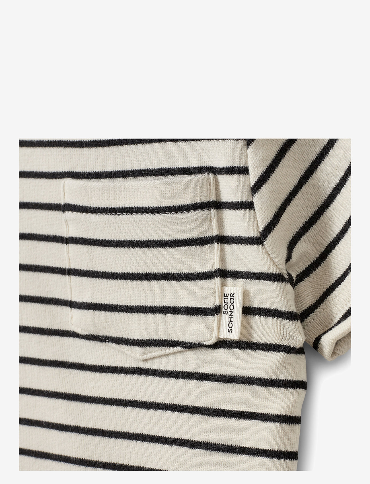 Sofie Schnoor Baby and Kids - LAKESB T-SHIRT - efterårstøj - black striped - 2