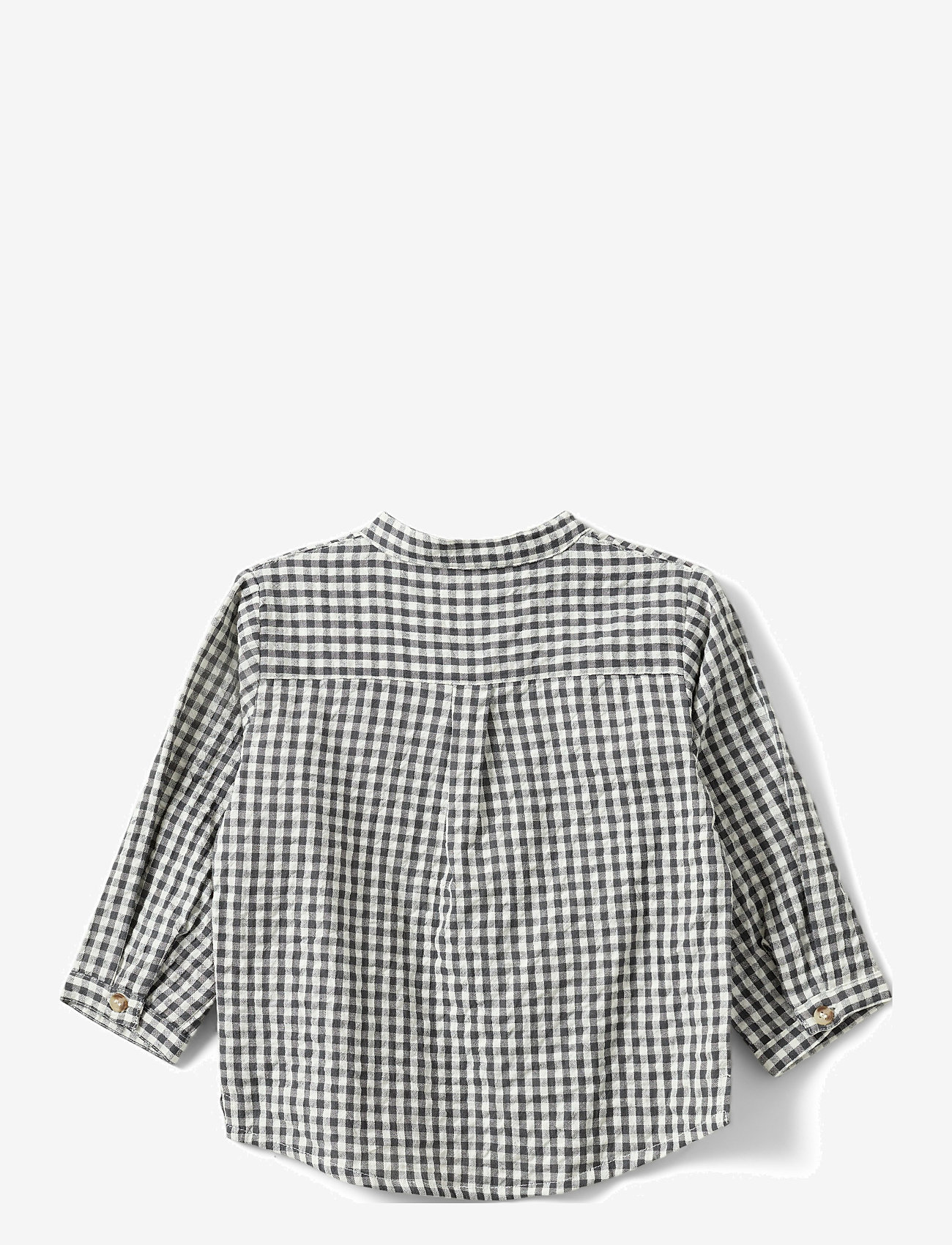 Sofie Schnoor Baby and Kids - PRESTONSB SHIRT - pikkade varrukatega särgid - grey check - 1
