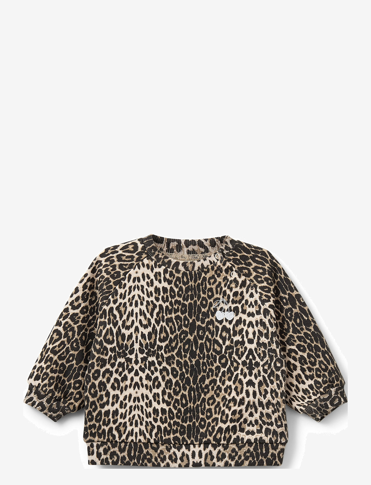 Sofie Schnoor Baby and Kids - ELISSB RAGLAN SWEATSHIRT - light brown leopard - 0