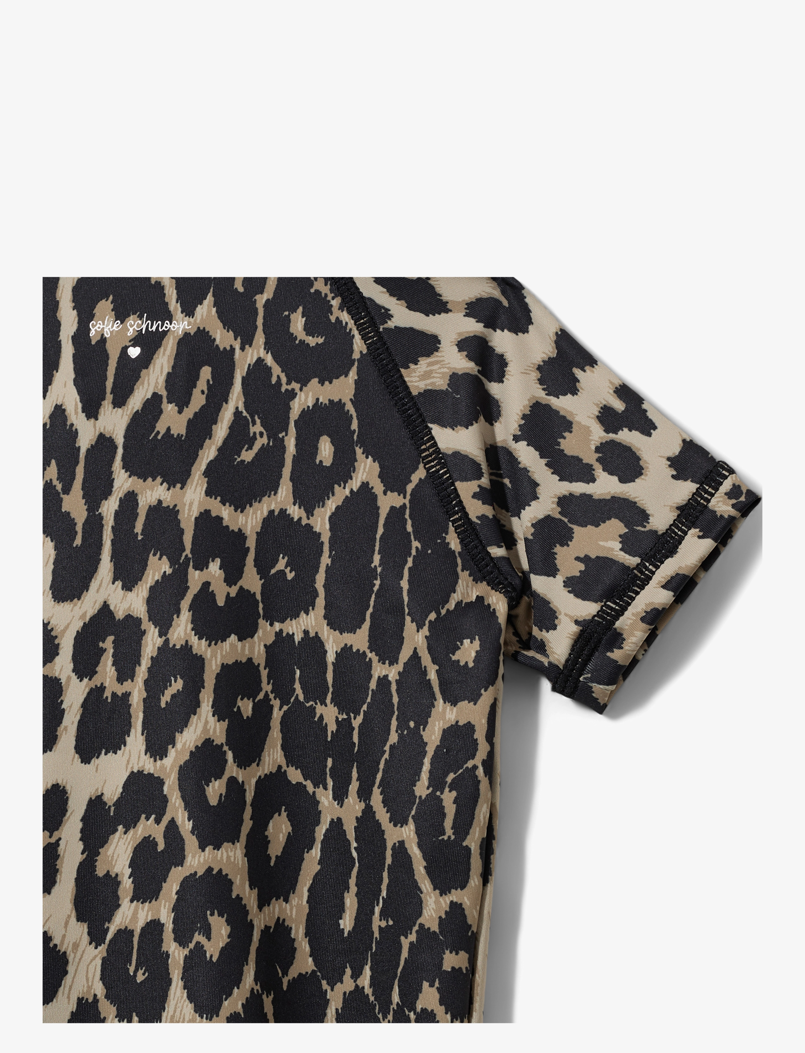 Sofie Schnoor Baby and Kids - TILLASB SWIMSUIT - baddräkter - light brown leopard - 1