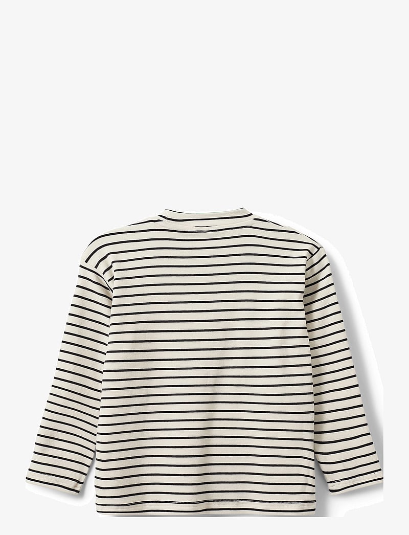Sofie Schnoor Baby and Kids - SETHSK T-SHIRT LONG SLEEVE - langärmelig - black striped - 1
