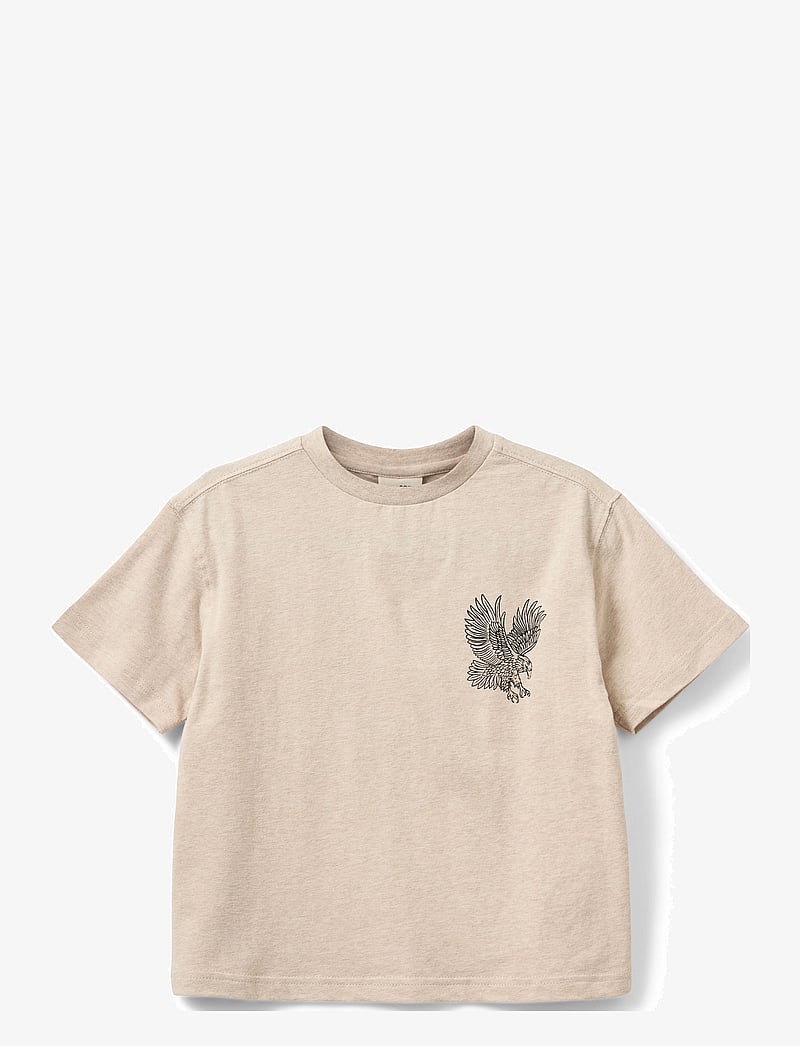 Sofie Schnoor Baby and Kids - BARRYSK T-SHIRT - kortärmade t-shirts - beige melange - 0