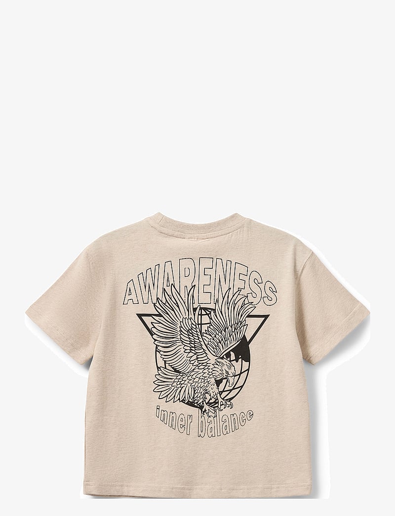 Sofie Schnoor Baby and Kids - BARRYSK T-SHIRT - kortärmade t-shirts - beige melange - 1