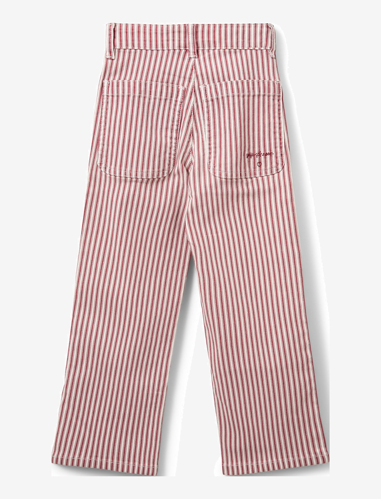 Sofie Schnoor Baby and Kids - GITTESK TROUSERS - red striped - 1