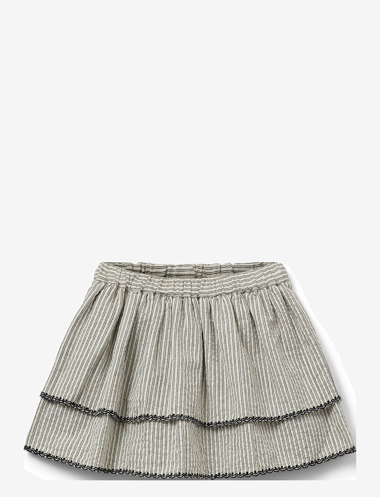 Sofie Schnoor Baby and Kids - SIGGYSK SKIRT - kurze röcke - black thin stripe - 0