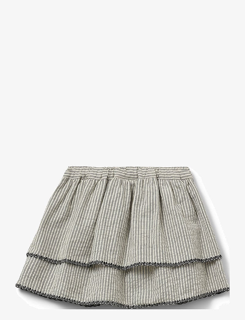 Sofie Schnoor Baby and Kids - SIGGYSK SKIRT - kurze röcke - black thin stripe - 1