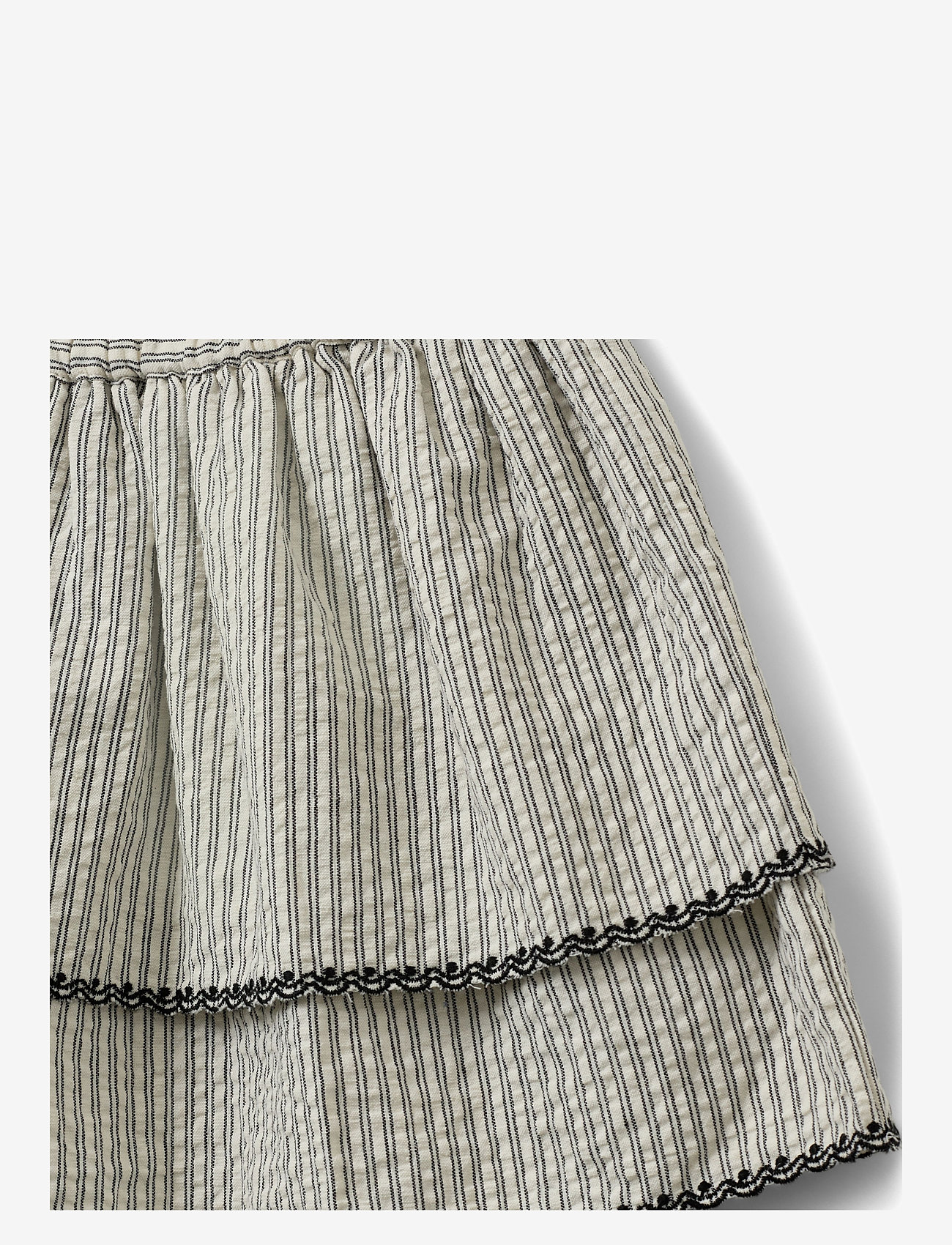 Sofie Schnoor Baby and Kids - SIGGYSK SKIRT - kurze röcke - black thin stripe - 2