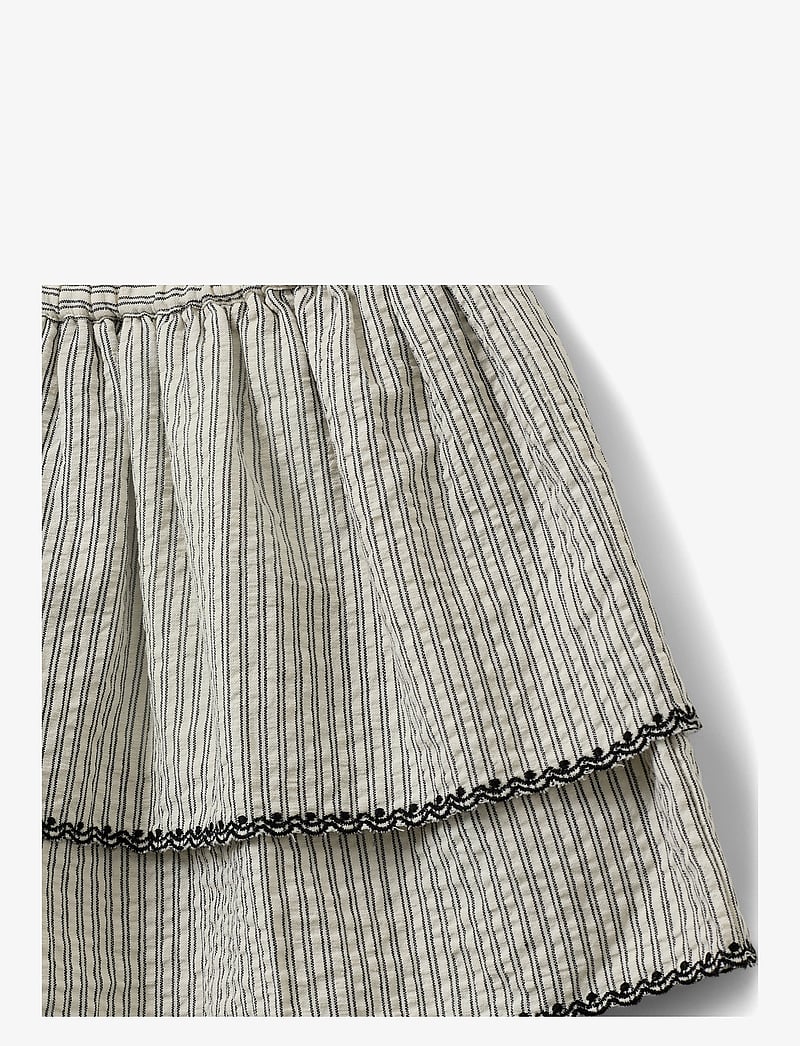 Sofie Schnoor Baby and Kids - SIGGYSK SKIRT - kurze röcke - black thin stripe - 2