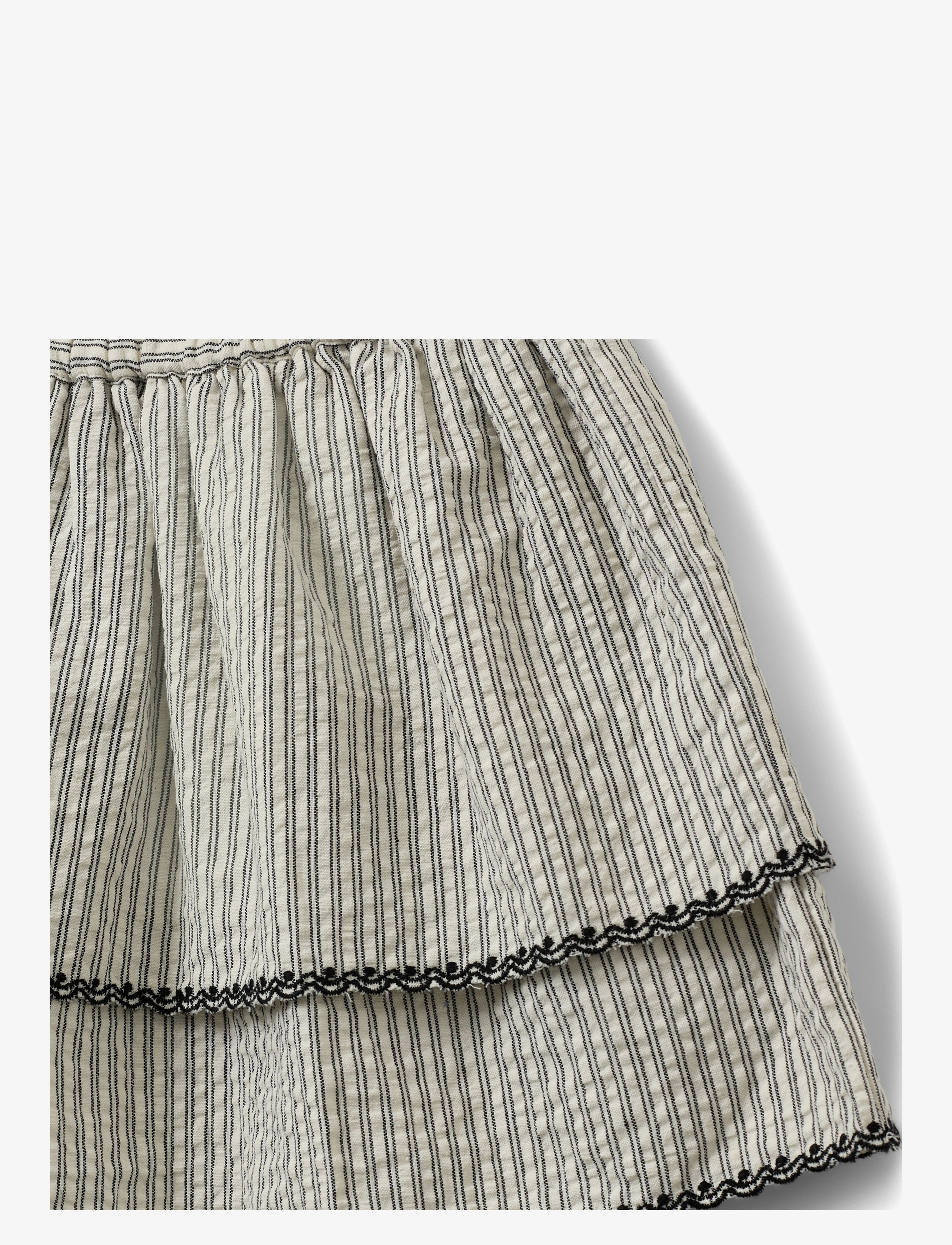 Sofie Schnoor Baby and Kids - SIGGYSK SKIRT - black thin stripe - 2