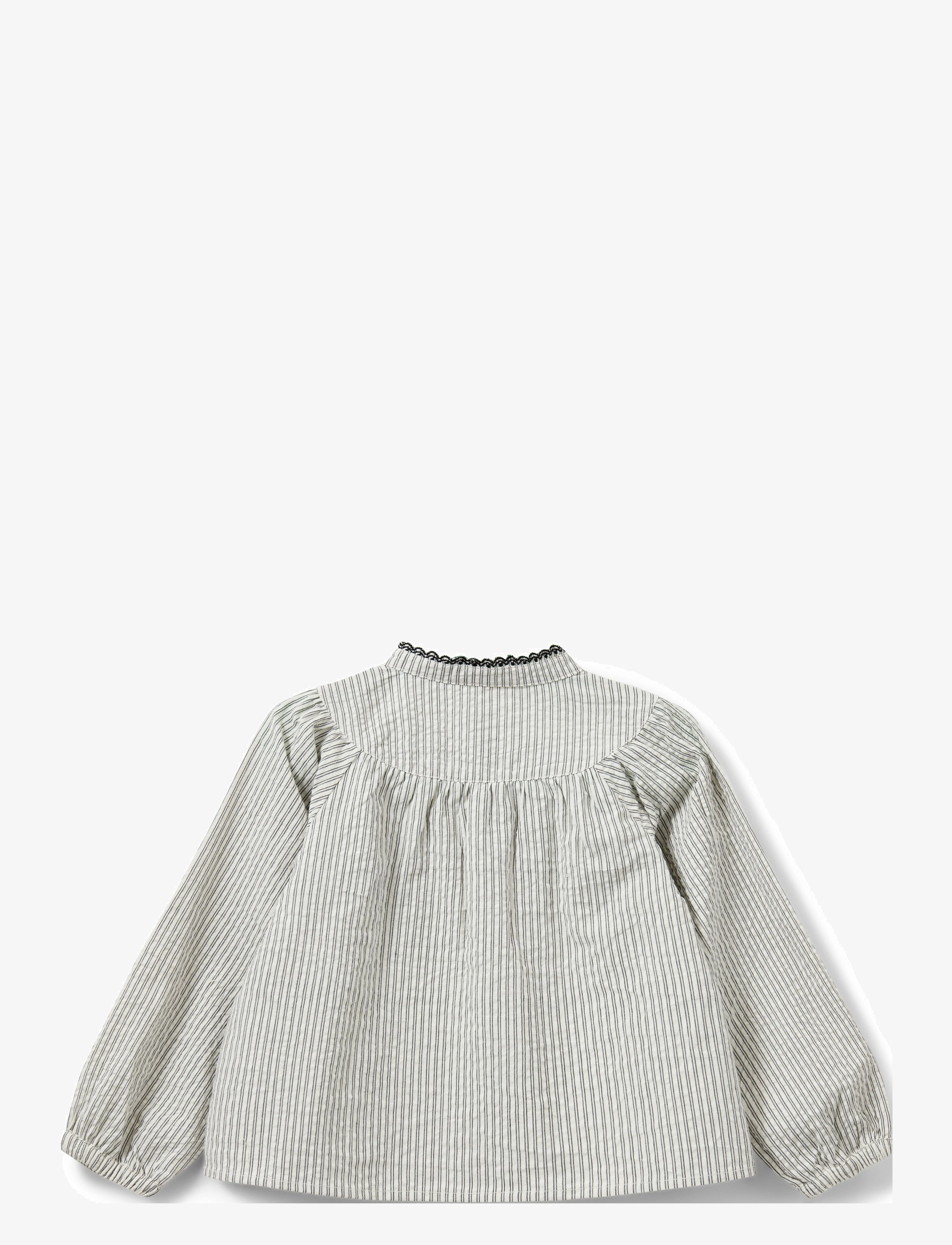 Sofie Schnoor Baby and Kids - DELVASK SHIRT - black thin stripe - 1