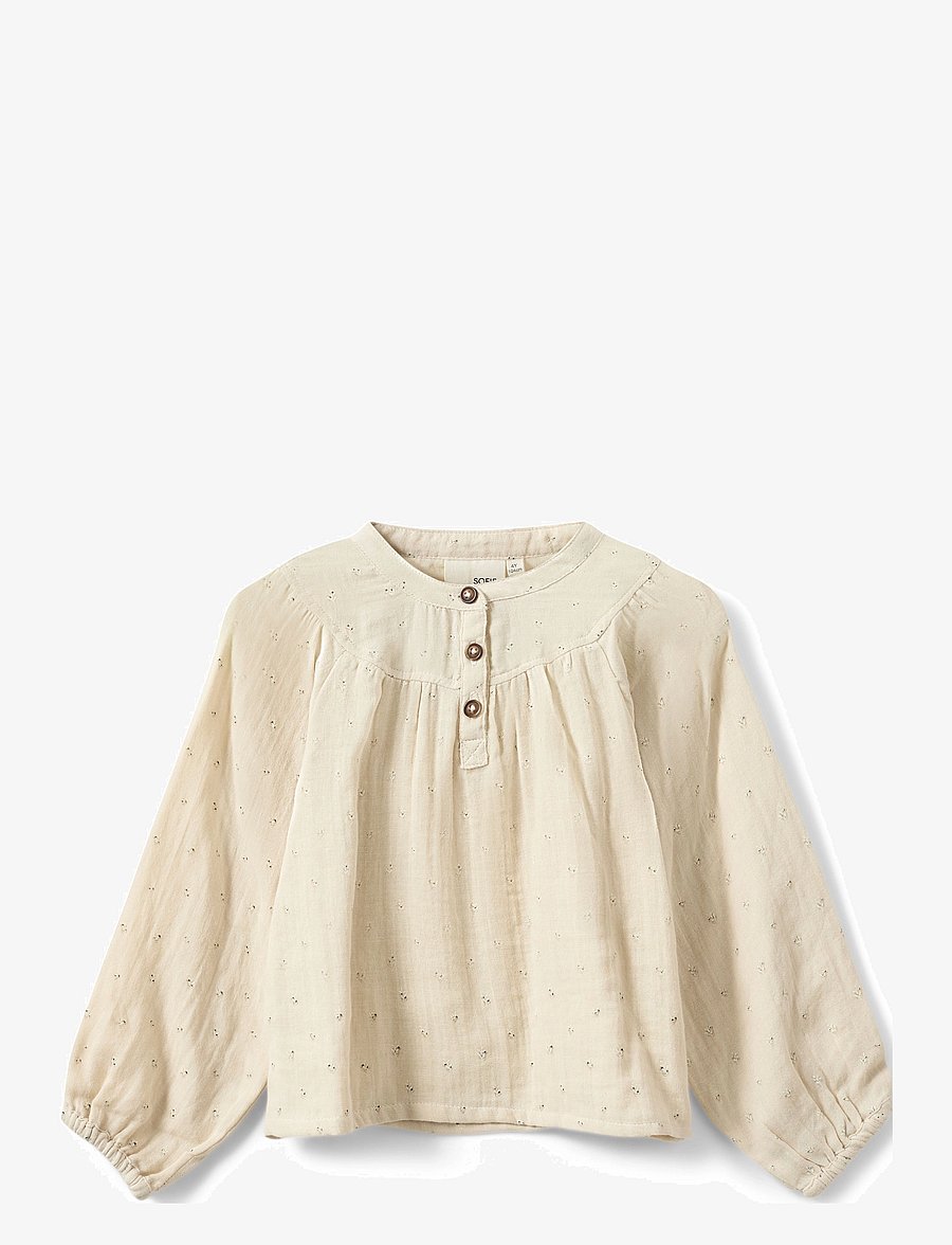 Sofie Schnoor Baby and Kids - DELVASK SHIRT - blusen & tuniken - dark sand - 0
