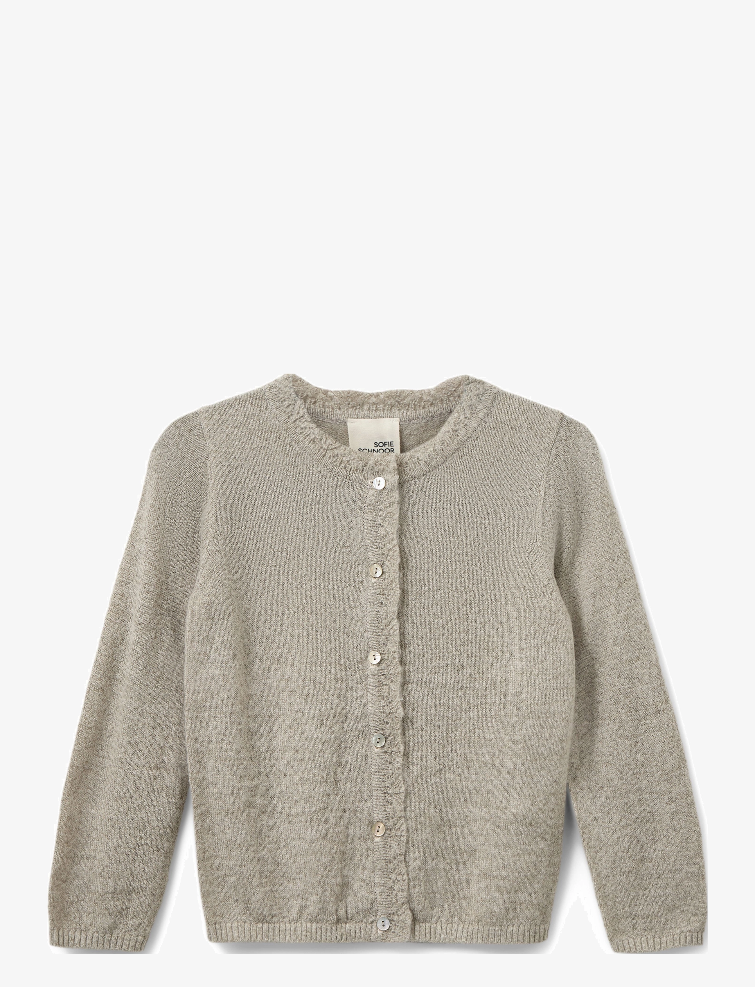 Sofie Schnoor Baby and Kids - SKYLARSB CARDIGAN - cardigans - deer melange - 0