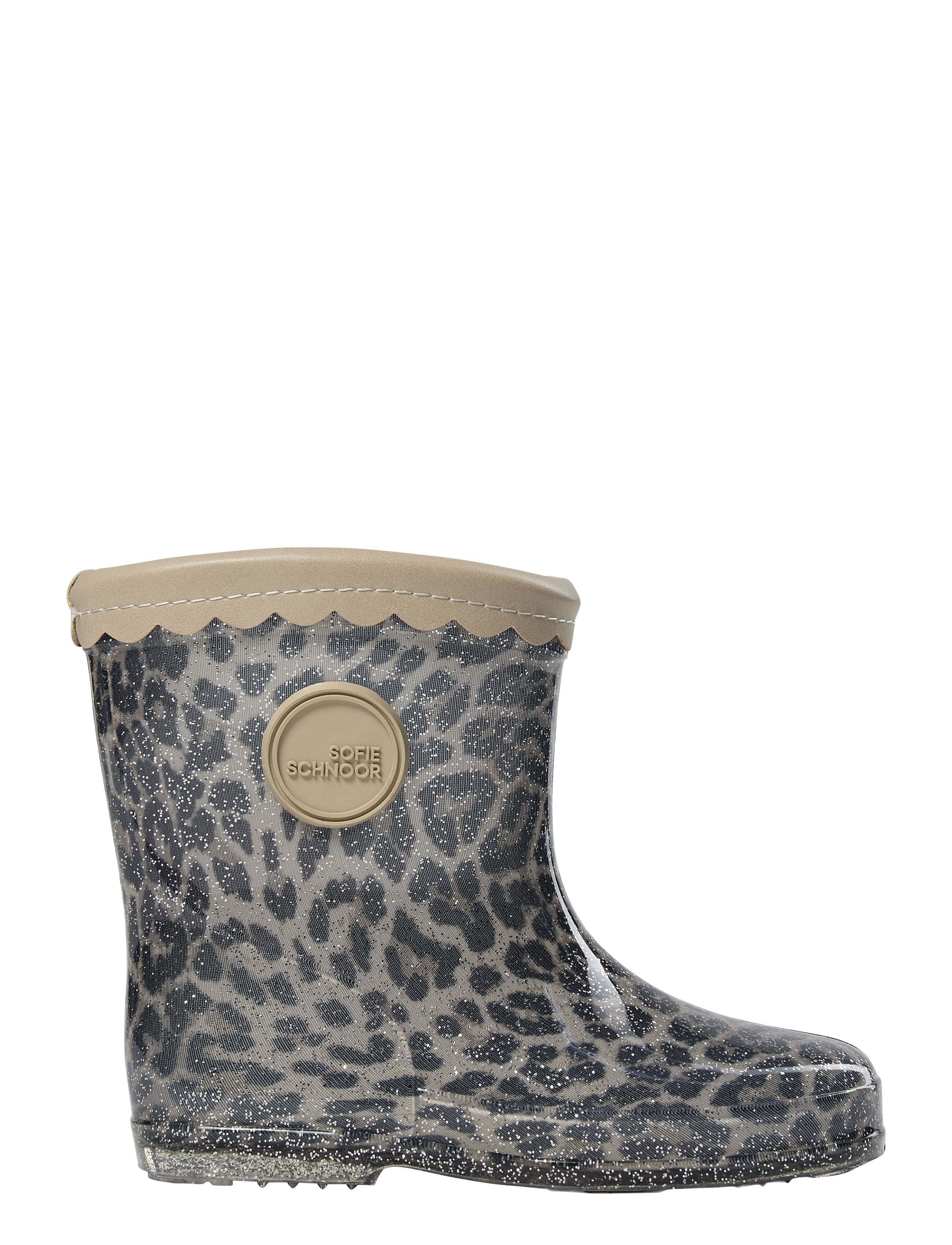 Sofie Schnoor Baby and Kids PERLASK RUBBERBOOT - Gummistövlar - LEOPARD / grey