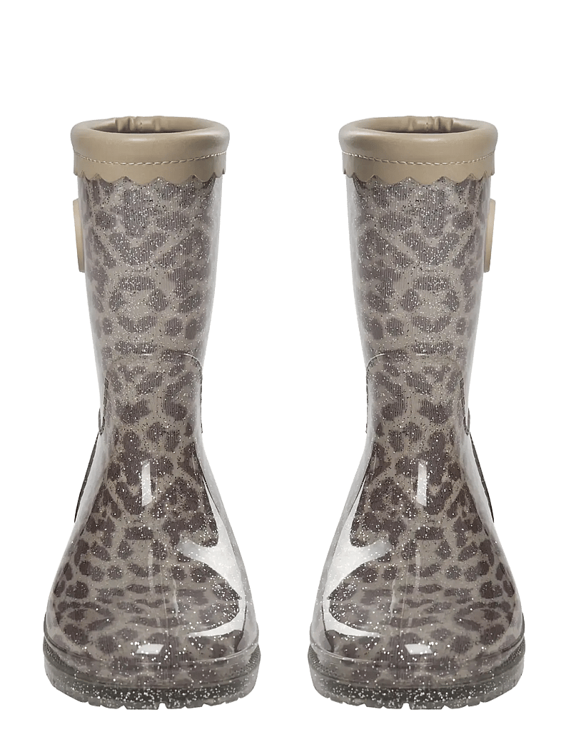 Sofie Schnoor Baby and Kids - NILLESK LEO RUBBERBOOT w/o lining - ungefütterte gummistiefel - aop beige leopard - 2