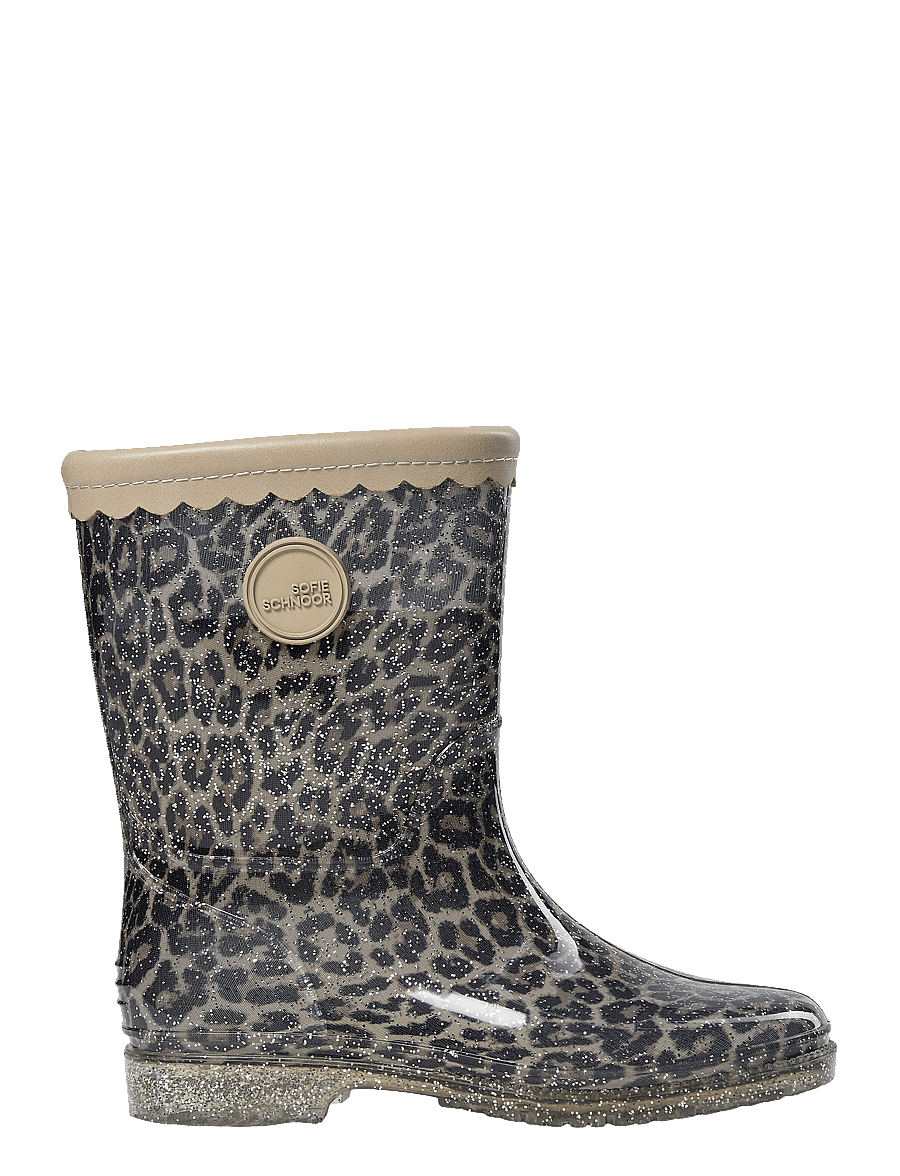 Sofie Schnoor Baby and Kids - NILLESK LEO RUBBERBOOT w/o lining - ungefütterte gummistiefel - leopard - 0