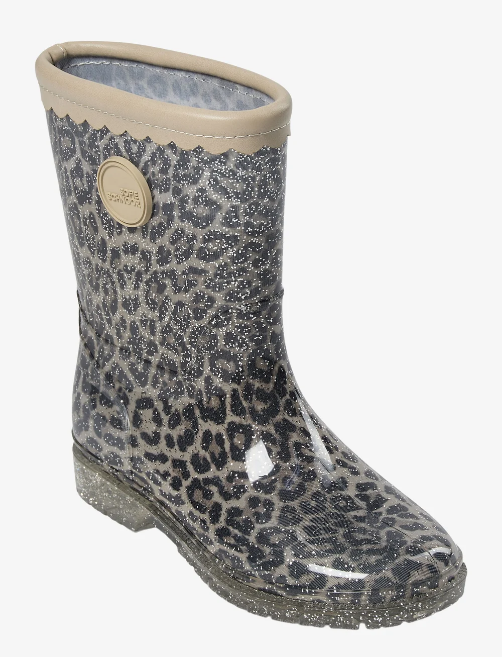 Sofie Schnoor Baby and Kids - NILLESK LEO RUBBERBOOT w/o lining - ungefütterte gummistiefel - leopard - 1