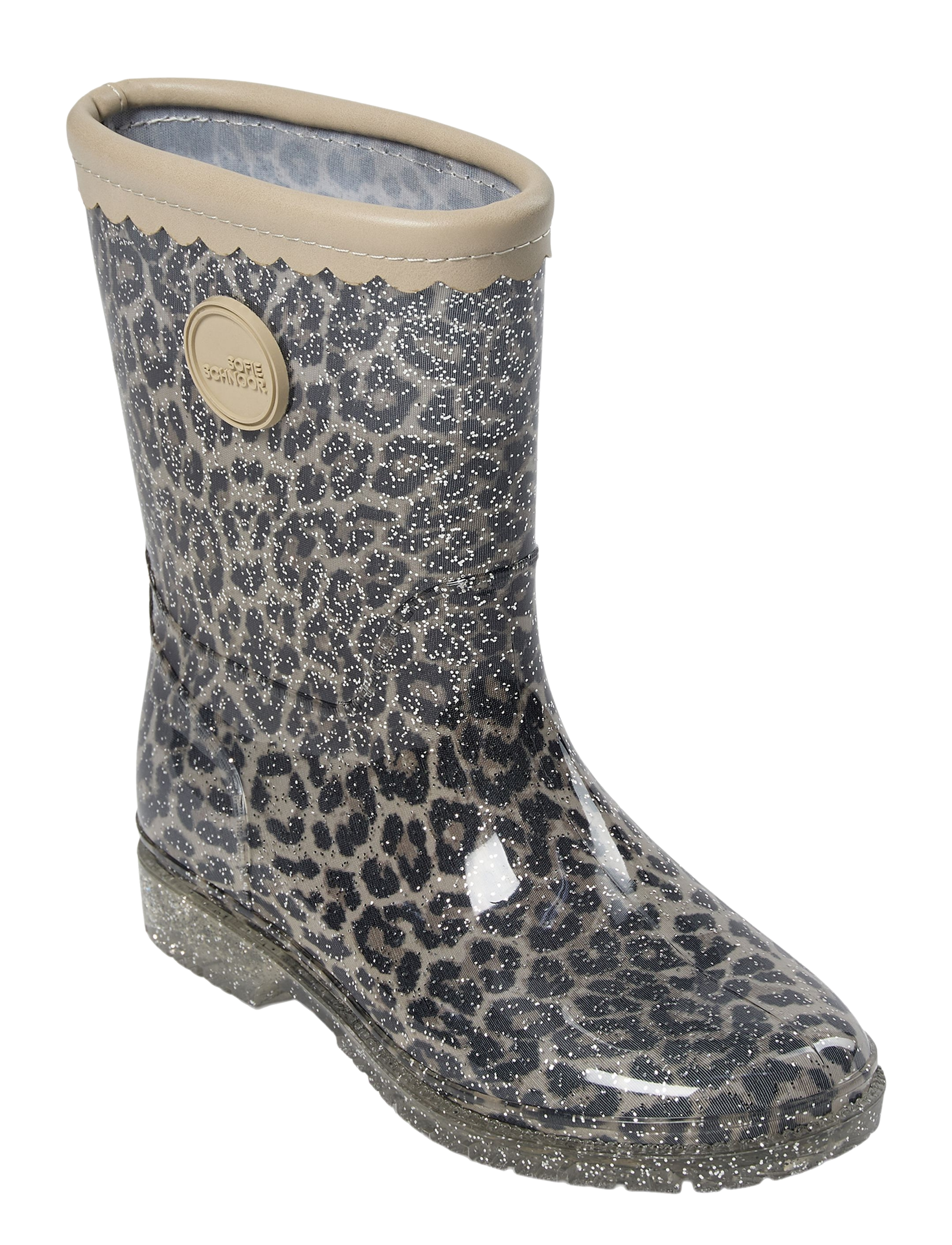 Sofie Schnoor Baby and Kids - NILLESK LEO RUBBERBOOT w/o lining - unlined rubberboots - leopard - 1