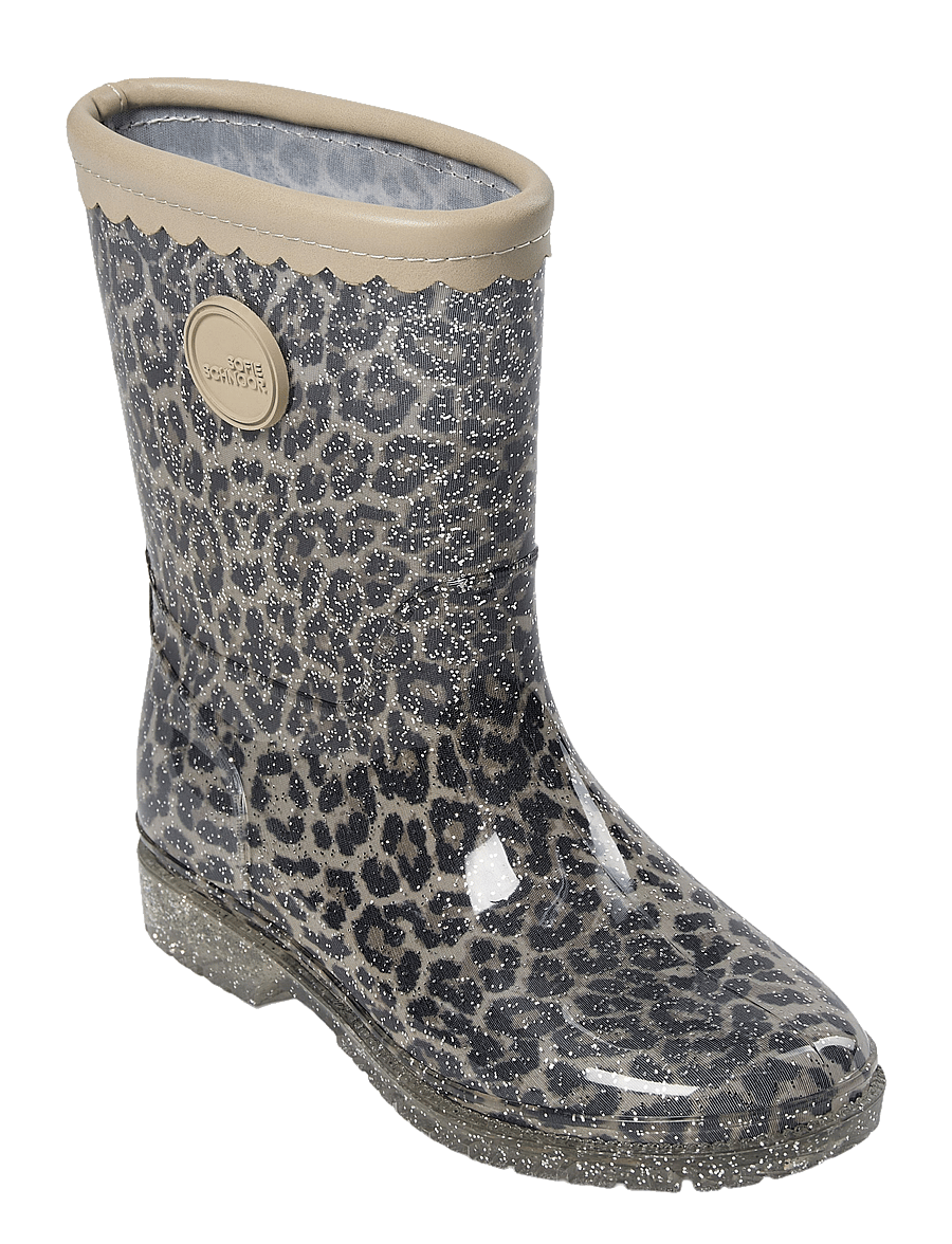 Sofie Schnoor Baby and Kids - NILLESK LEO RUBBERBOOT w/o lining - ungefütterte gummistiefel - leopard - 1