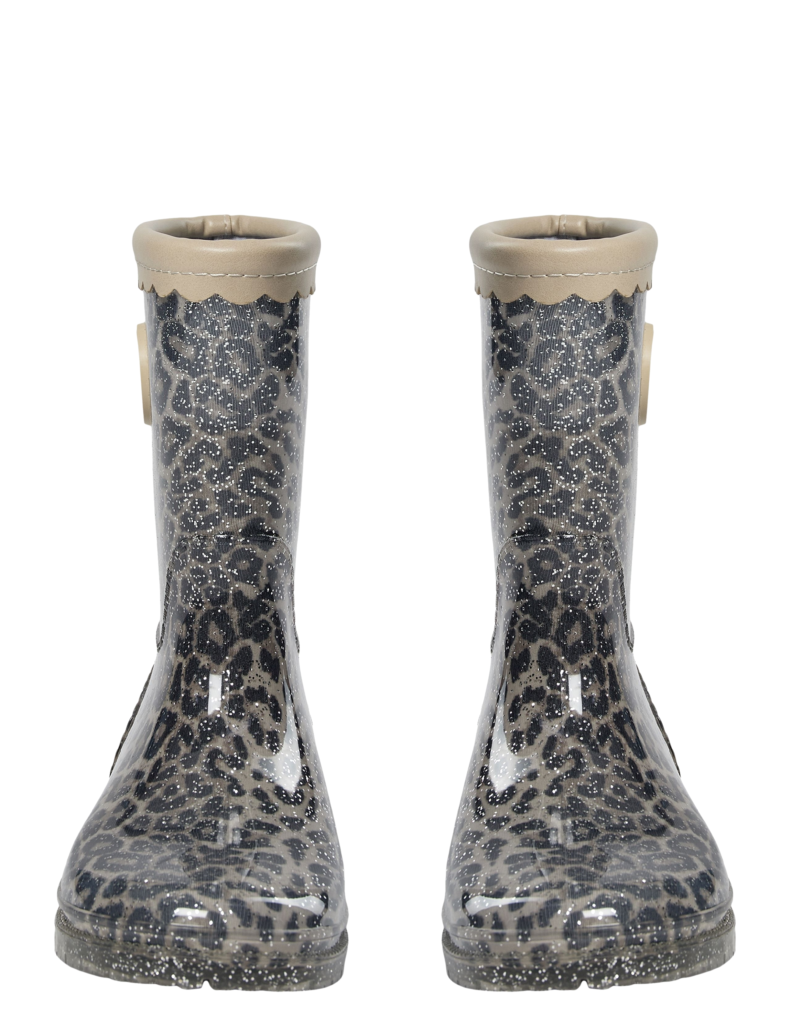 Sofie Schnoor Baby and Kids - NILLESK LEO RUBBERBOOT w/o lining - unlined rubberboots - leopard - 2