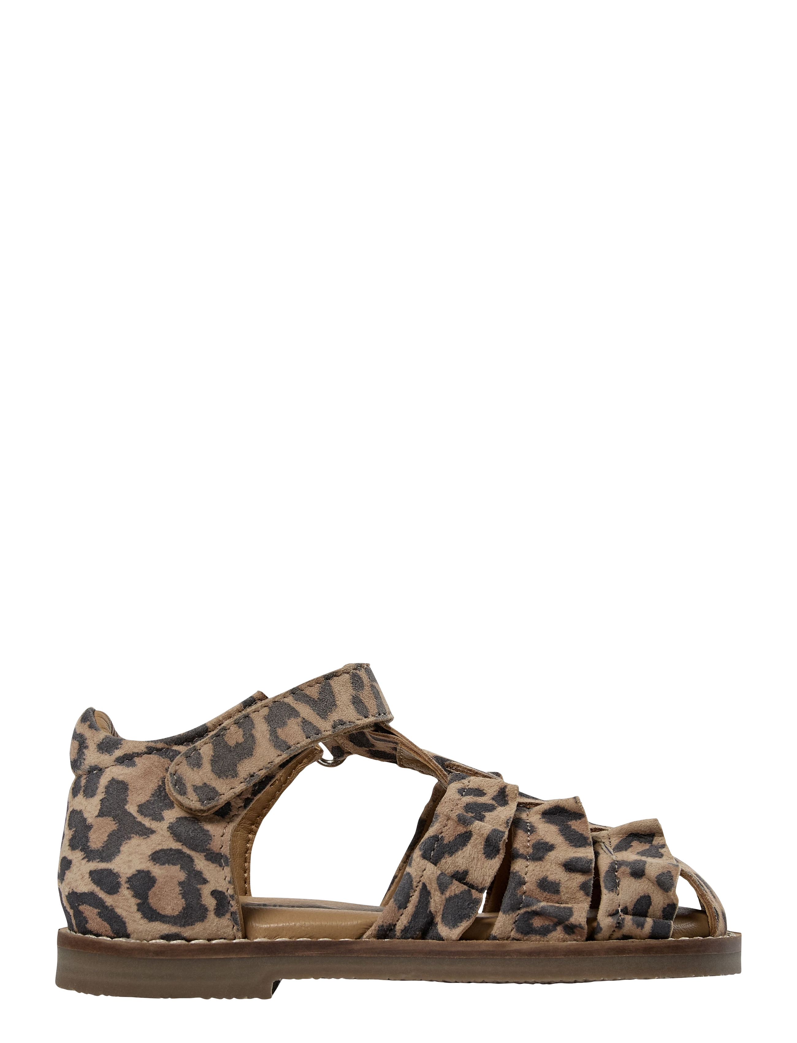 Sofie Schnoor Baby and Kids Eliyask Sandal, Børn, Leopardprint Sandal, Beige, Str: 27